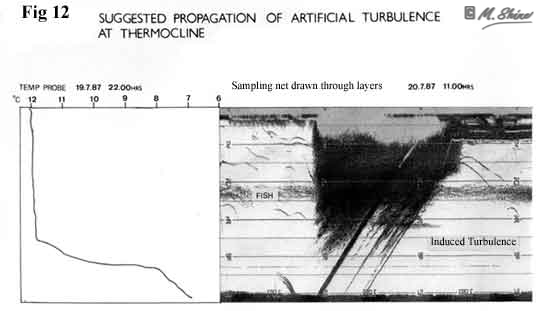 Loch Ness Suggested Propagation of Articial Turbulence at Thermocline