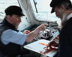Loch Ness Researcher Adrian Shine and John Minshull search for John Cobb's Crusader